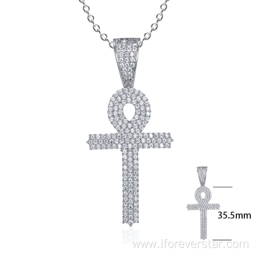 Cuban Chain Cross Pendant Necklaces Rock Jewelry